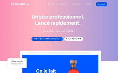 http://easyquicksite.com/ screenshot