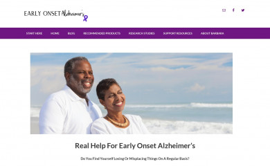 earlyonsetalz.com screenshot