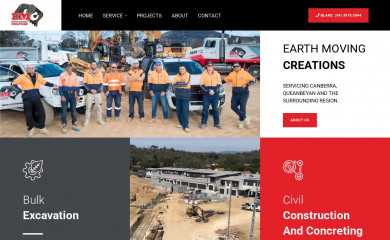 earthmovingcreations.com.au screenshot