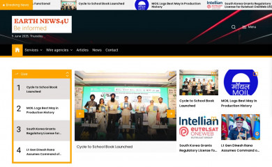 earthnews4u.com screenshot