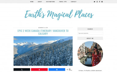 earthsmagicalplaces.com screenshot