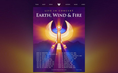 earthwindandfire.com screenshot
