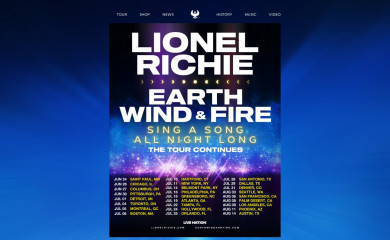 earthwindandfire.com screenshot
