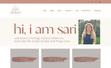 eatwellwithsari.com screenshot