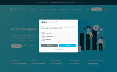 https://ebury.com/ screenshot