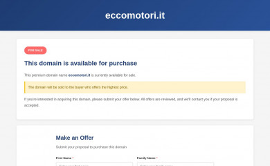 eccomotori.it screenshot