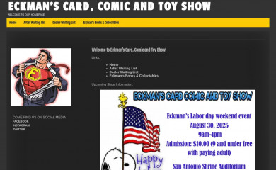 eckmanstoyshow.com screenshot