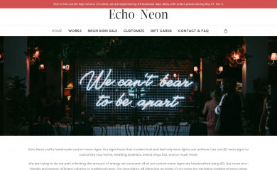 echoneon.com screenshot