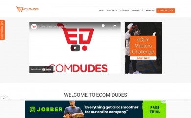ecomdudes.com screenshot