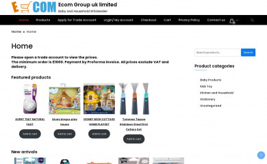 ecomlimited.com screenshot