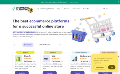 Ecommerce Platforms screenshot