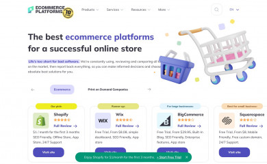 ecommerce-platforms.com screenshot