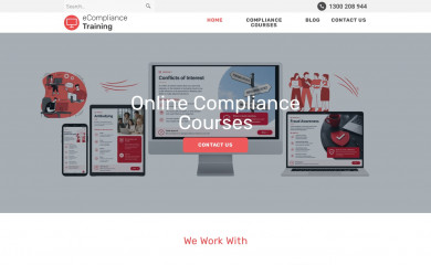 ecompliancetraining.com.au screenshot