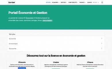 economie-gestion.com screenshot