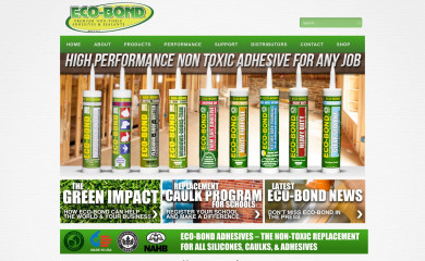 ecobondadhesives.com screenshot