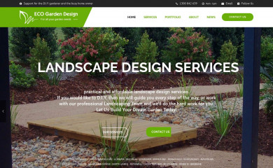 ecogardendesign.com.au screenshot