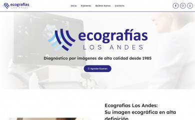 ecografiaslosandes.cl screenshot