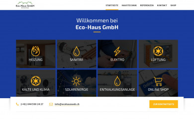 ecohausweb.ch screenshot