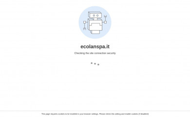 ecolanspa.it screenshot