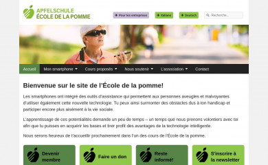 ecoledelapomme.ch screenshot