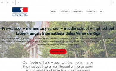 ecolefrancaise.lv screenshot
