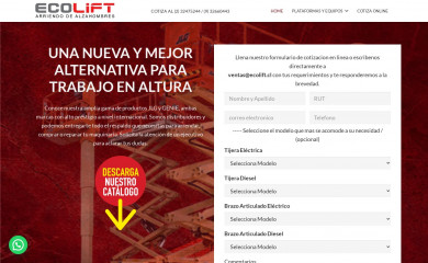 ecolift.cl screenshot