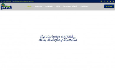 ecoparquedonarcelio.com screenshot