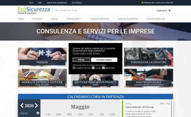 ecosicurezza.com screenshot