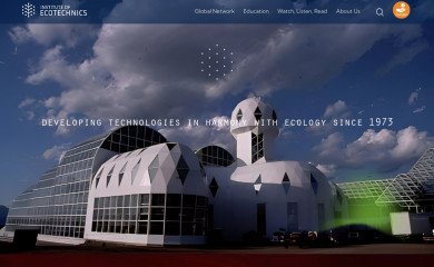 ecotechnics.edu screenshot