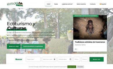 ecotours-senegal.com screenshot