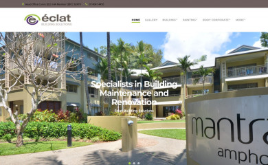 eclatbuildingsolutions.com.au screenshot