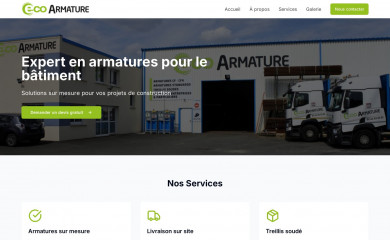 eco-armature.fr screenshot