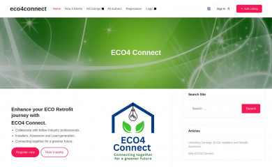 eco4connect.co.uk screenshot