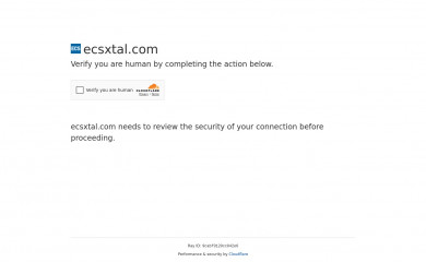 ecsxtal.com screenshot