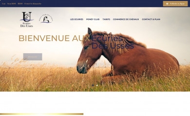 ecuriesdesusses.com screenshot