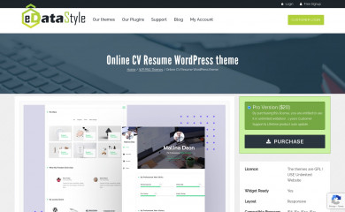 Online CV Resume Pro screenshot