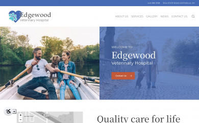 edgewoodvethospital.com screenshot