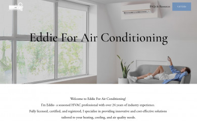 eddieforairconditioning.com.au screenshot