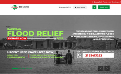 edhi.org screenshot