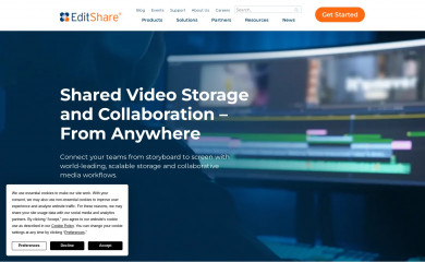 editshare.com screenshot