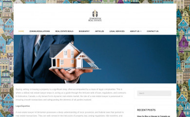 edmontonrealestatelaw.ca screenshot