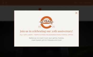 edwardsfamilydental.com screenshot