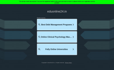 eduonline24.in screenshot