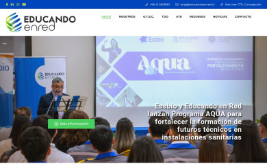 educandoenred.cl screenshot
