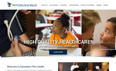 educationplushealth.com screenshot