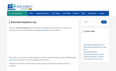 educationupdates.org screenshot