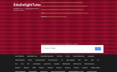 edudelighttutors.com screenshot