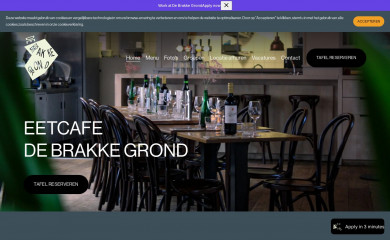 eetcafedebrakkegrond.nl screenshot