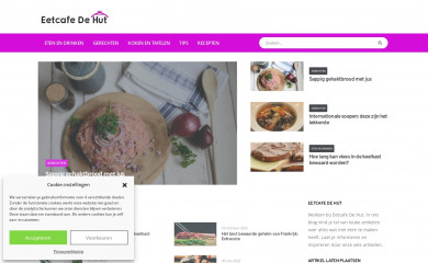 eetcafedehut.nl screenshot