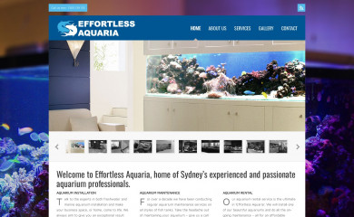 effortlessaquaria.com.au screenshot